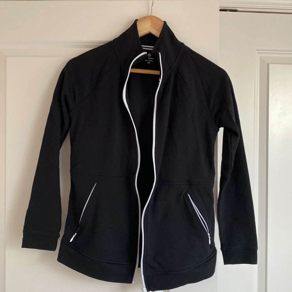 Talbots sports jacket size:XS Black, gently used